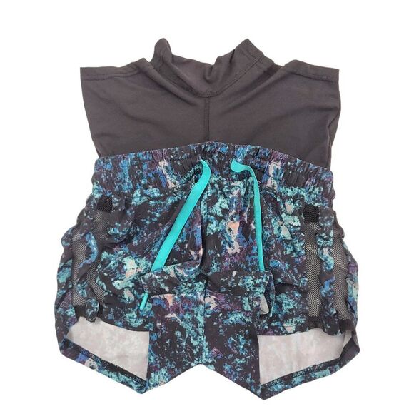 Fabletics Pamela Running Shorts Womens XS Green Elastic Waist Drawstring Gym - Picture 5 of 11